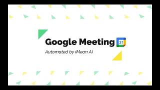 Google Meeting Scheduling Automated by iMean AI