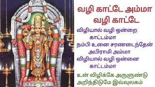 வழி காட்டே அம்மா வழி காட்டே விழியால் வழி ஒன்றை காட்டம்மா