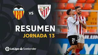 Resumen de Valencia CF vs Athletic Club (2-2)