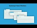 Bootstrap 4 Tabs & Pills Navs