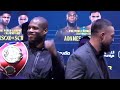 scary u0026 tense face off daniel dubois vs. joseph parker face to face in london