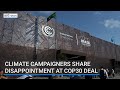 Climate campaigners share disappointment with COP30 deal