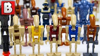 Every Lego Battle Droid Minifigure Ever Made!!! + Rare Tactical Droid | Collection Review