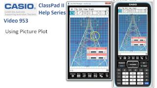 ClassPad Help 953 - Using PicturePlot