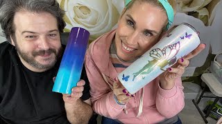 Epoxy Glitter Tumblers Tips Tricks Hacks |6 DIFFERENT STYLES| LIVE recorded  replay