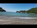 伊豆のビーチを巡る　岩地海水浴場　touring the beaches of izu　iwachi beach