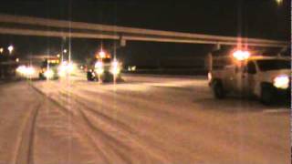 Plowing at I-30 and I-820