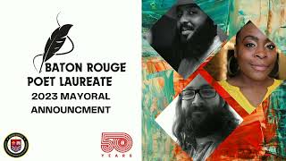 Baton Rouge Poet Laureate Announcement 2023-2024