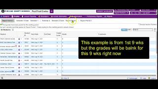 Posting Final Grades in Focus