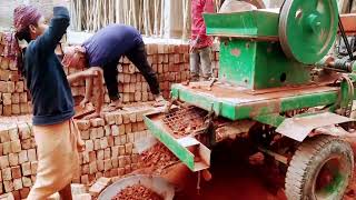 machine  bricks broken process। সাইটে কিভাবে ইট ভাঙ্গা হয়। ভালো খোয়া চেনার উপায় কি।