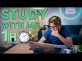 On révise 1h ensemble ! ⚡️ [Study with me Lofi] - Pomodoro 2*30min - Les Sherpas