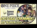 One Piece Card Game: Egman Event's OP07 Case Tournament! Top 16 Deck Lists!