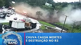 Governador do RS pede apoio aéreo a Lula para resgatar gaúchos em meio às chuvas | Jornal da Band