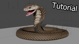 Blender Snake Tutorial - How to use this rig