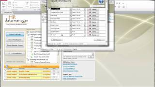 HR Data Manager - Security Admin Overview