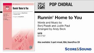 Runnin' Home to You, arr. Andy Beck – Score & Sound