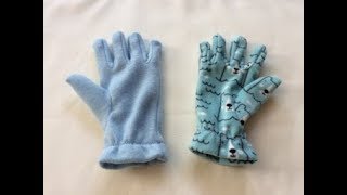 FLEECE GLOVES | DIY GLOVES | WINTER GLOVES |WINTER ACCESSORIES | SEWING TUTORIAL