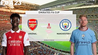 FIFA 23 | Arsenal vs Manchester City - The Emirates FA Cup - PS5 Gameplay
