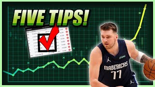 FIVE TIPS TO BUILD BETTER NBA DFS LINEUPS: HOW TO WIN ON DRAFTKINGS