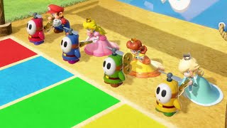 Mario Party Superstars - Minigames - Mario vs Peach vs Daisy vs Rosalina