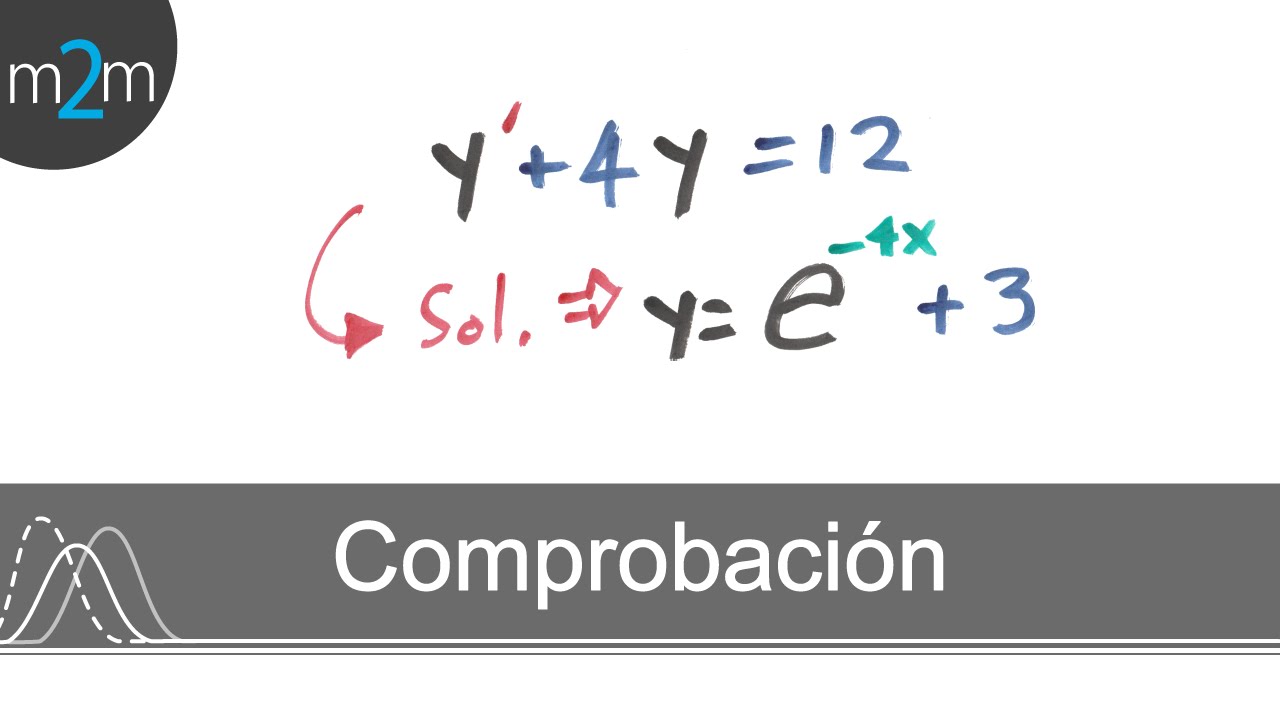 Comprobar Ecuaciones Diferenciales │ Ejercicio 1 - YouTube