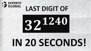 How to Find Last Digits of Large Powers and Exponents | GMAT Shots | Experts' Global GMAT Prep