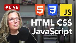 LIVE | Real Frontend Developer Builds Dashboard UI w/ HTML CSS JavaScript | Part 1