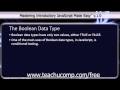 JavaScript Training Tutorial The Boolean Data Type