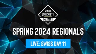 ESL SC2 Masters: Spring 2024 Regionals Day 11 - All Regions Deciders