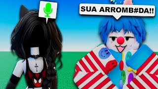 a menina mais tóxica no chat de voz do roblox foi humilhada