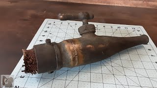 Antique Fire Hose Nozzle Restoration