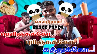 தெருஞ்சுக்கோ புருஞ்சுக்கோ கத்துக்கோ | Black Panda Fun Interview  | Tamil