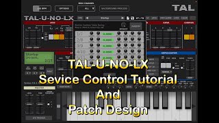 TAL-U-NO-LX Synth - Service Control Tutorial  - Add a Whole New Dimension to Your Sounds