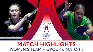 Matilde Pinto (POR) vs Anastassiya Lavrova (KAZ) | WT G6 - Match 3 | #ITTFWorlds2024