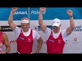 2024 world rowing cup iii poznan poland men s pair m2 a final