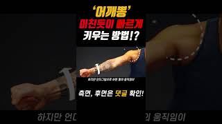 어깨 활성도를 80%나 올리는 어깨운동!?