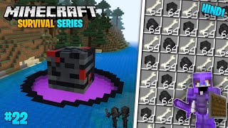 I Built A Wither Skeleton Farm In Minecraft Pe Survival Series (#22)