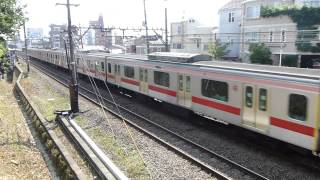 【フルHD】東急電鉄東横線5050系(急行) 通過シーン 2【最高速】