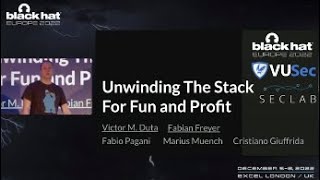 Unwinding the Stack for Fun and Profit