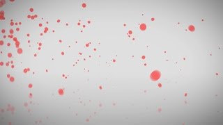 HD Red Bouncing Particles- Motion Background