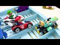 5 pack hot wheels mario kart 2 pistas rainbow road 1 campeon