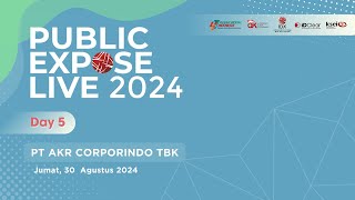 Public Expose Live 2024 - PT AKR Corporindo Tbk