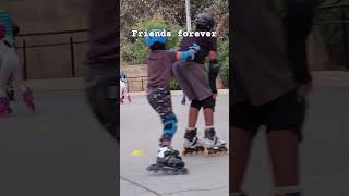 skating practice  #friendsforever  #friendship #skatingvideos #kidsfun #shortvideo #skating #reels