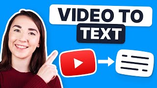 How to Transcribe a YouTube Video | Video to Text