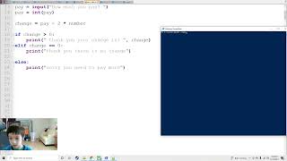 Basic vending machine program by Jake