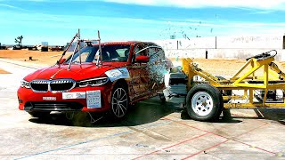 BMW 3 Series (2021) ALL Crash Tests [Front, Side, Side-Pole]