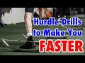 Hurdles Drills to Make You FASTER! | Improve Foot Speed |