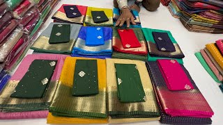 wow!🔥175/-Unbelievable price 😍 Budget friendly Unique style Sarees wholesale in Chickpet Bengaluru