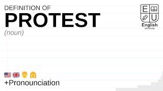 PROTEST meaning, definition \u0026 pronunciation | What is PROTEST? | How to say PROTEST