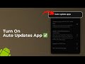 How to Turn On Auto Update Apps on Android (Play Store Settings)